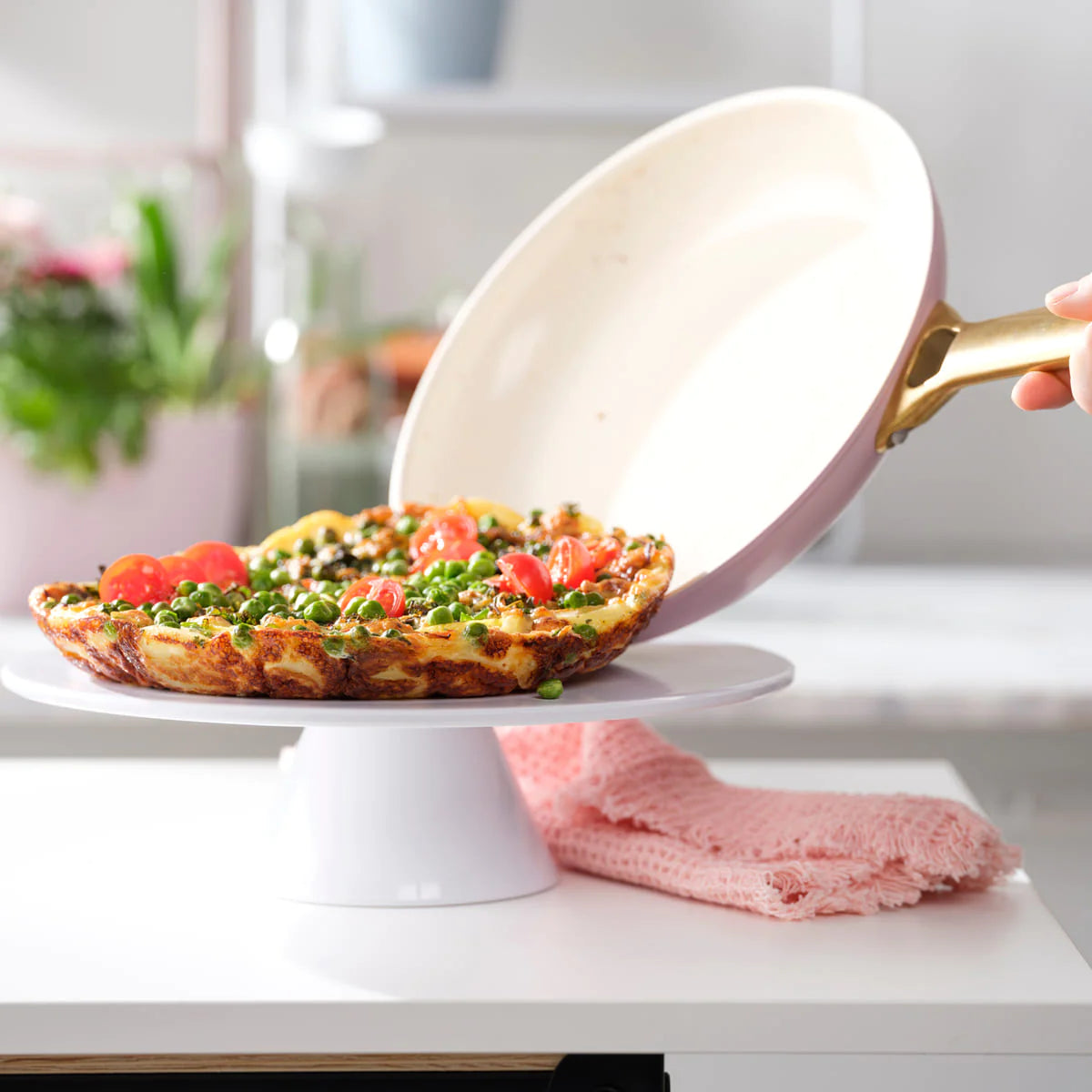 Padova Pink Frying Pan 28cm