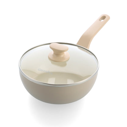 New Essence Ceramic Chef Non-Stick Frying Pan with Lid 20cm CC009920