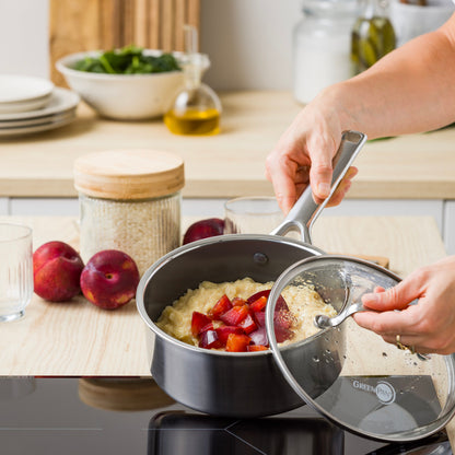 APEX Saucepan 18cm with Glass Lid CC010625