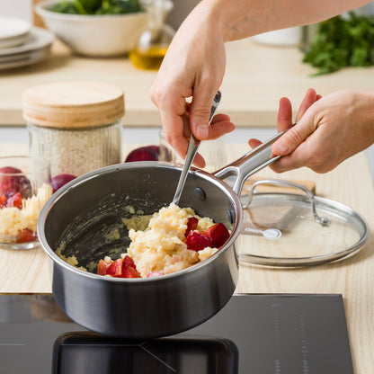 APEX Saucepan 18cm with Glass Lid CC010625